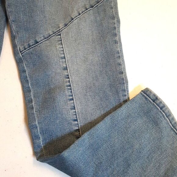 DIANE GILMAN DG2 Jeans Distressed Stretch Ankle Length Size Small NWT - Picture 3 of 13
